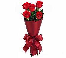 Букет 5 Красных роз Эдлесс Лав в Кисляковской