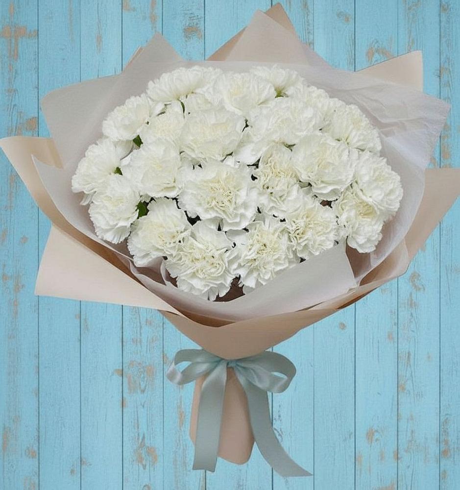 Букет цветов из: Гвоздики в Кисляковской