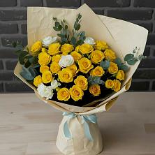 Букет цветов из:  Розы в Кисляковской