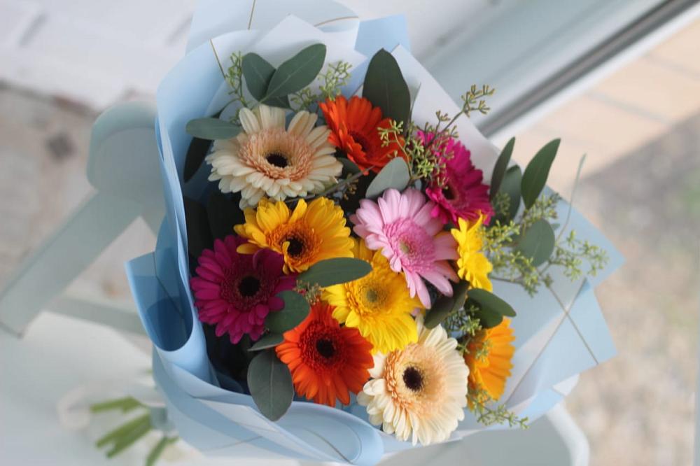 Букет цветов из: Герберы в Кисляковской