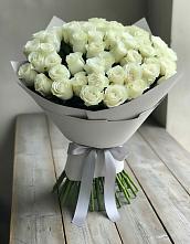 Букет 35 Белых роз в Кисляковской