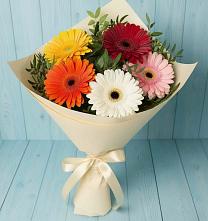 Букет цветов из:  Герберы в Кисляковской