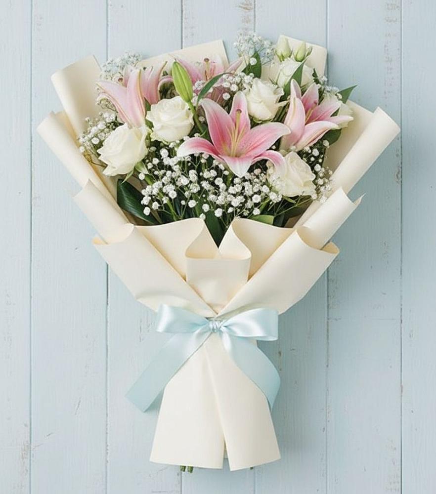Букет цветов из: Лилии в Кисляковской