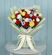 Букет цветов из:  Розы в Кисляковской