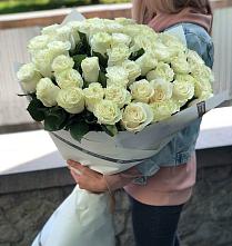Букет 35 Белых роз #REPLACE_PRED# Кисляковской