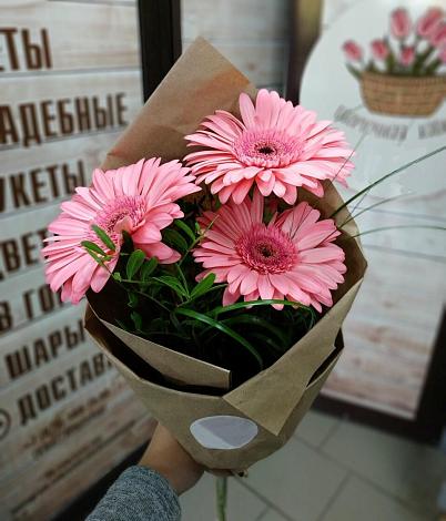 Букет цветов из: Герберы в Кисляковской