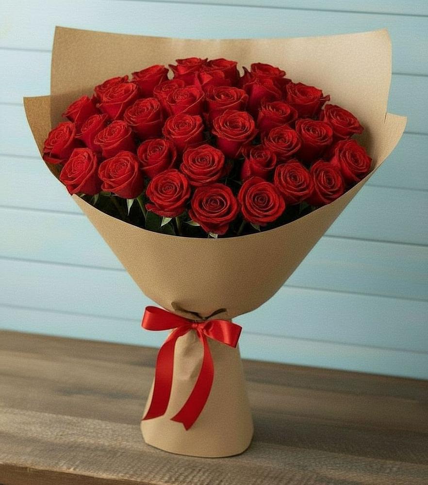 Букет Красные розы Милано в Кисляковской