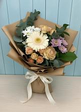 Букет цветов из:  Герберы и Хризантемы в Кисляковской