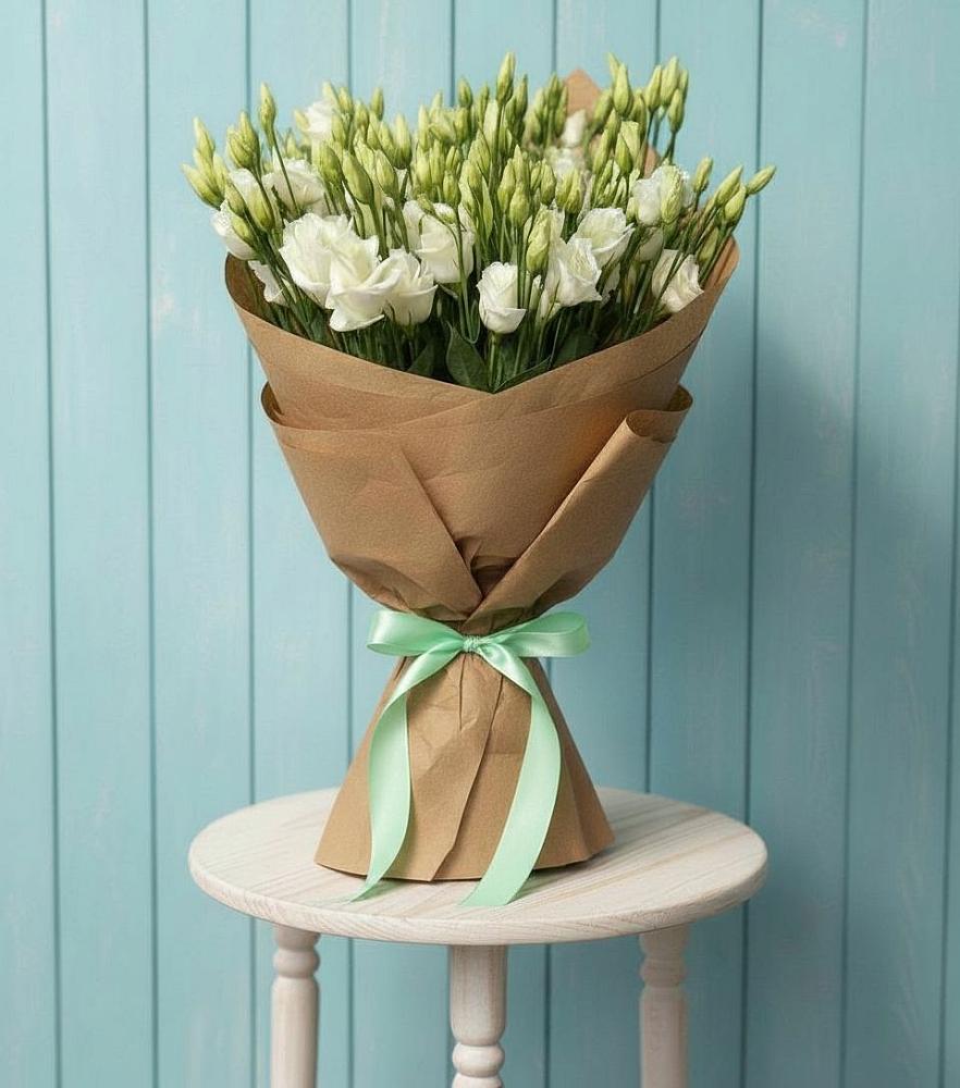 Букет цветов из: Лизиантусы в Кисляковской