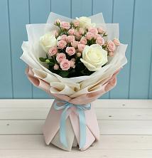 Букет цветов из:  Розы в Кисляковской