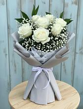 Букет цветов из:  Розы в Кисляковской