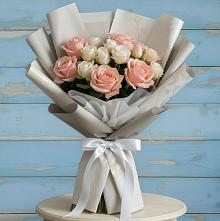 Букет цветов из:  Розы в Кисляковской