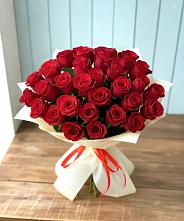 Букет 29 Красных роз в Кисляковской