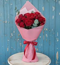Букет цветов из:  Розы в Кисляковской