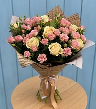 Букет цветов из:  Розы в Кисляковской