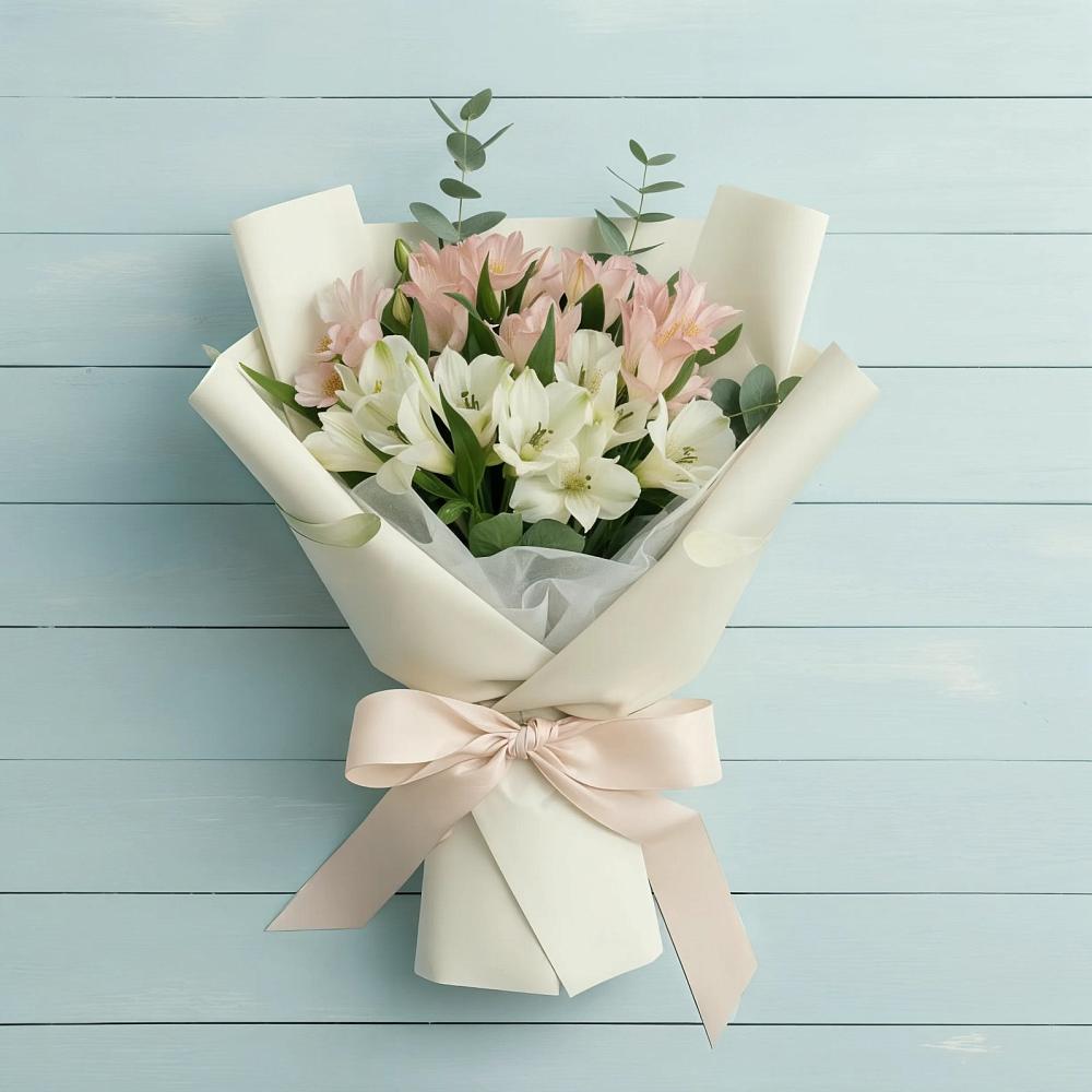 Букет цветов из: Альстромерии в Кисляковской