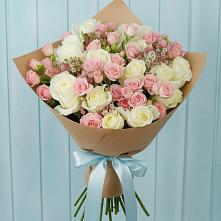 Букет цветов из:  Розы в Кисляковской