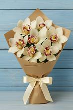 Букет цветов из:  Орхидеи и Розы в Кисляковской