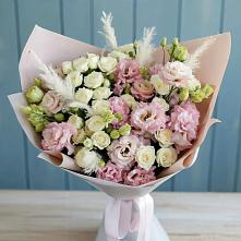 Букет цветов из:  Альстромерии и Розы в Кисляковской